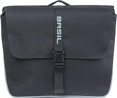 Basil B.V. Unisex – Erwachsene Basil Forte Mik Gepäckträgertaschen, Schwarz, 41x15x34cm