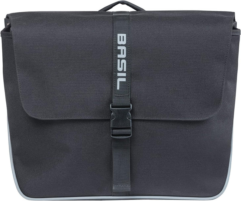 Basil B.V. Unisex – Erwachsene Basil Forte Mik Gepäckträgertaschen, Schwarz, 41x15x34cm