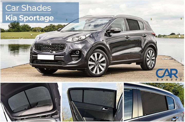 Satz Car Shades kompatibel mit Kia Sportage 5 türer 2016-2018 (4-teilig)