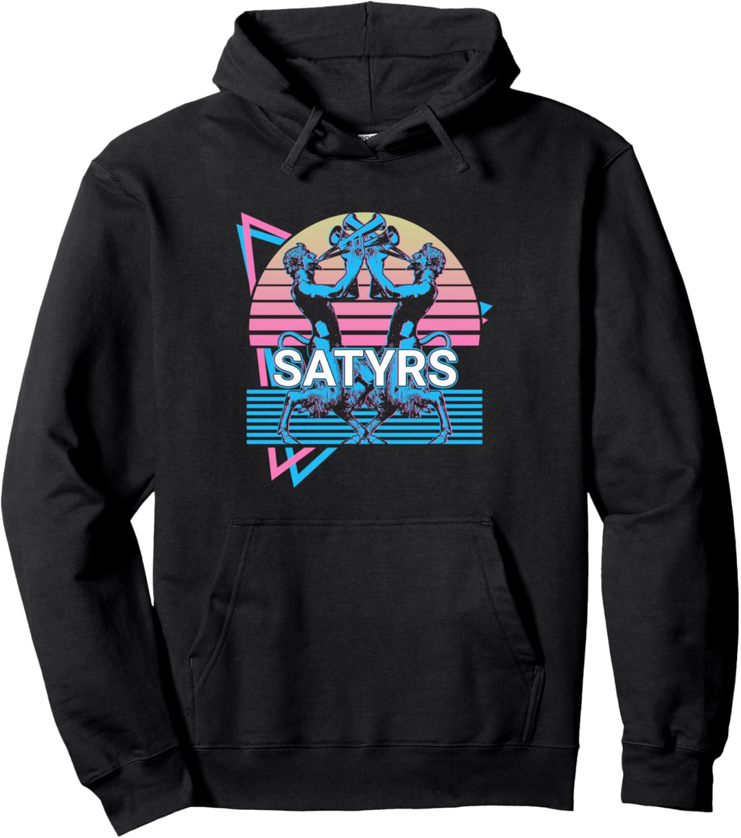Satyrs Fauns Mythical Creature Antike griechische Mythologie Retro Pullover Hoodie