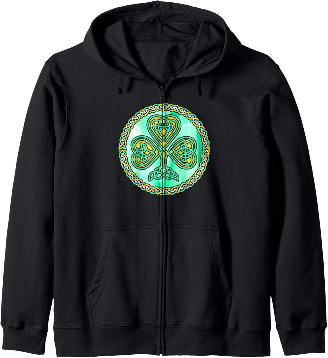 Celtic Knot Shamrock Irisches Irland Kapuzenjacke