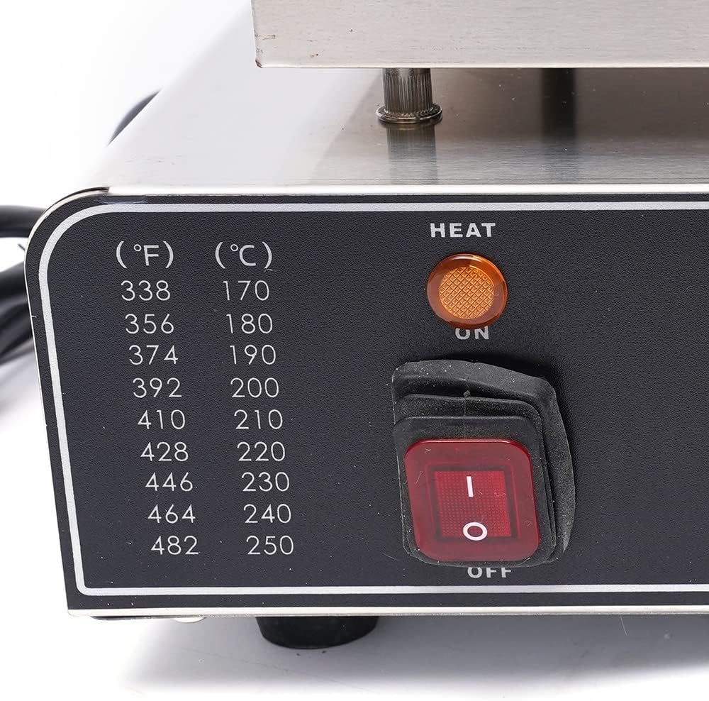 Dutch Pancake Maker, 9pc Dutch Pancake Baker Maker Bügeleisen Maschine 900W Geeignet für Bäckereien,