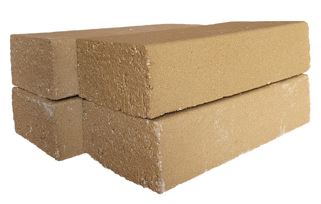 Schamottestein Backofenstein NF glatt 250 x 124 x 64 mm Lebensmittelecht Varianten (4) Beige, 4
