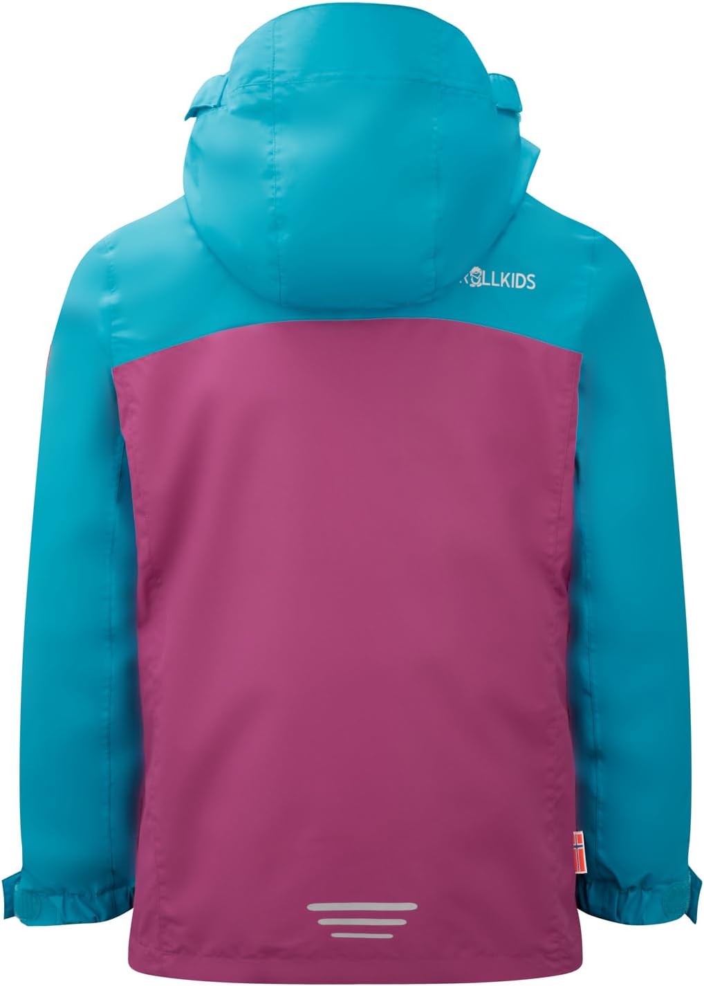 Trollkids Mädchen Bryggen wasserdichte Winddichte 3in1 Jacke, 92 Helle Beere/Dunkelt&amp;