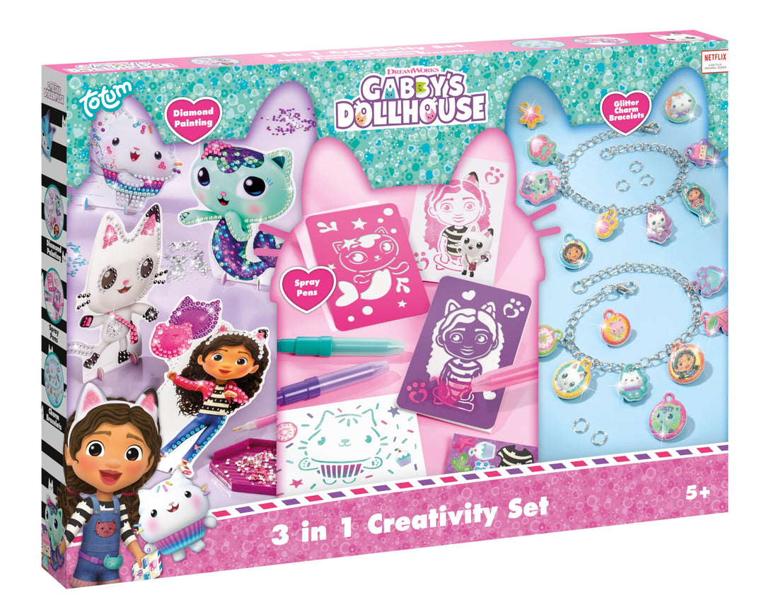 Gabbys Poppenhuis - 3in1 Kreativitätshandwerk Set
