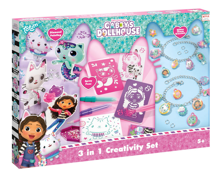 Gabbys Poppenhuis - 3in1 Kreativitätshandwerk Set
