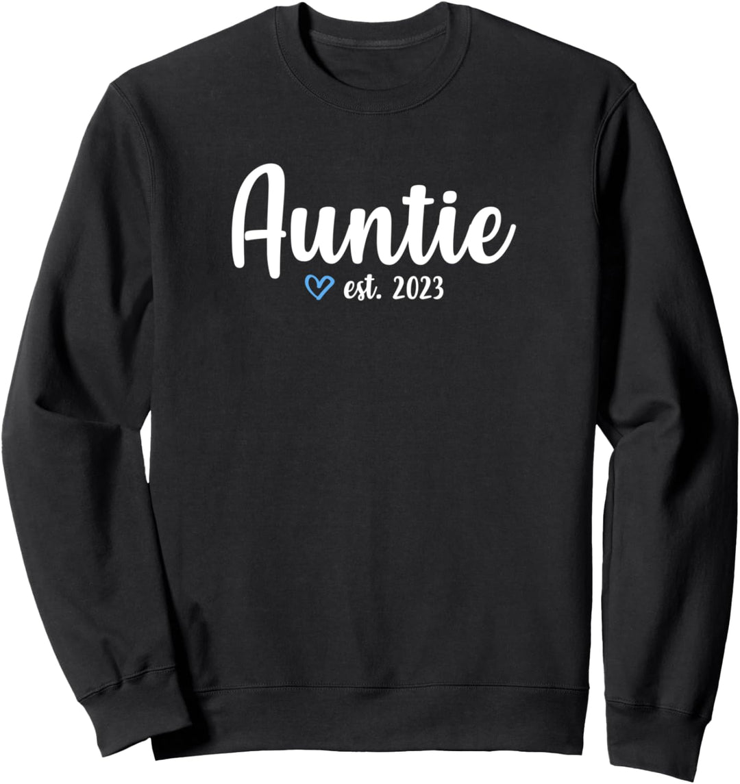 Auntie est 2023 Promoted To Auntie 2023 Sweatshirt