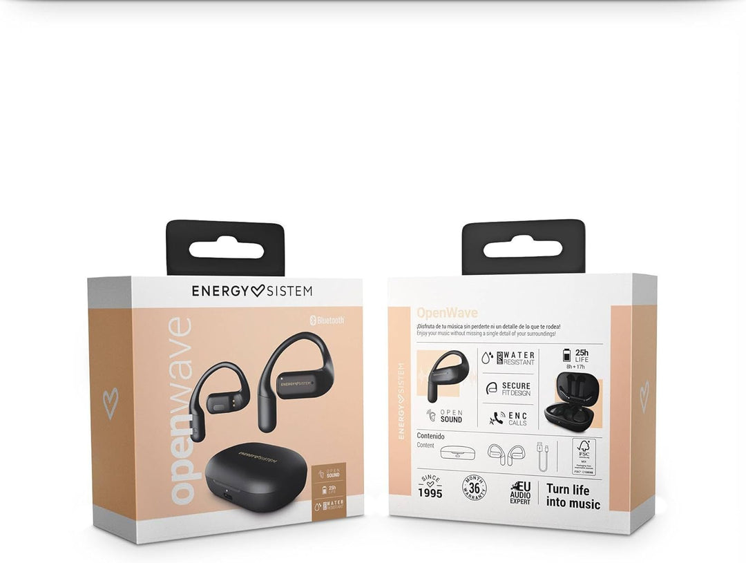 Energy Sistem OpenWave Bluetooth-Kopfhörer (Bluetooth 5.4, True Wireless Stereo, bis zu 25 Stunden A