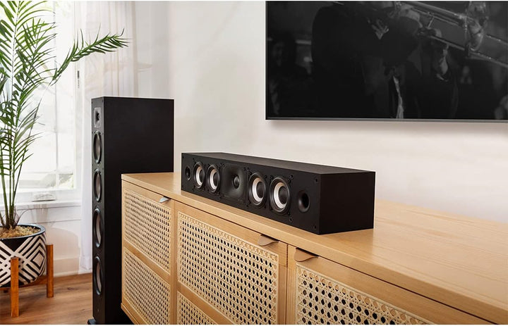 Polk Audio Monitor XT35 schlanker Center Lautsprecher, Hi-Res Zertifiziert, kompatibel mit Dolby Atm