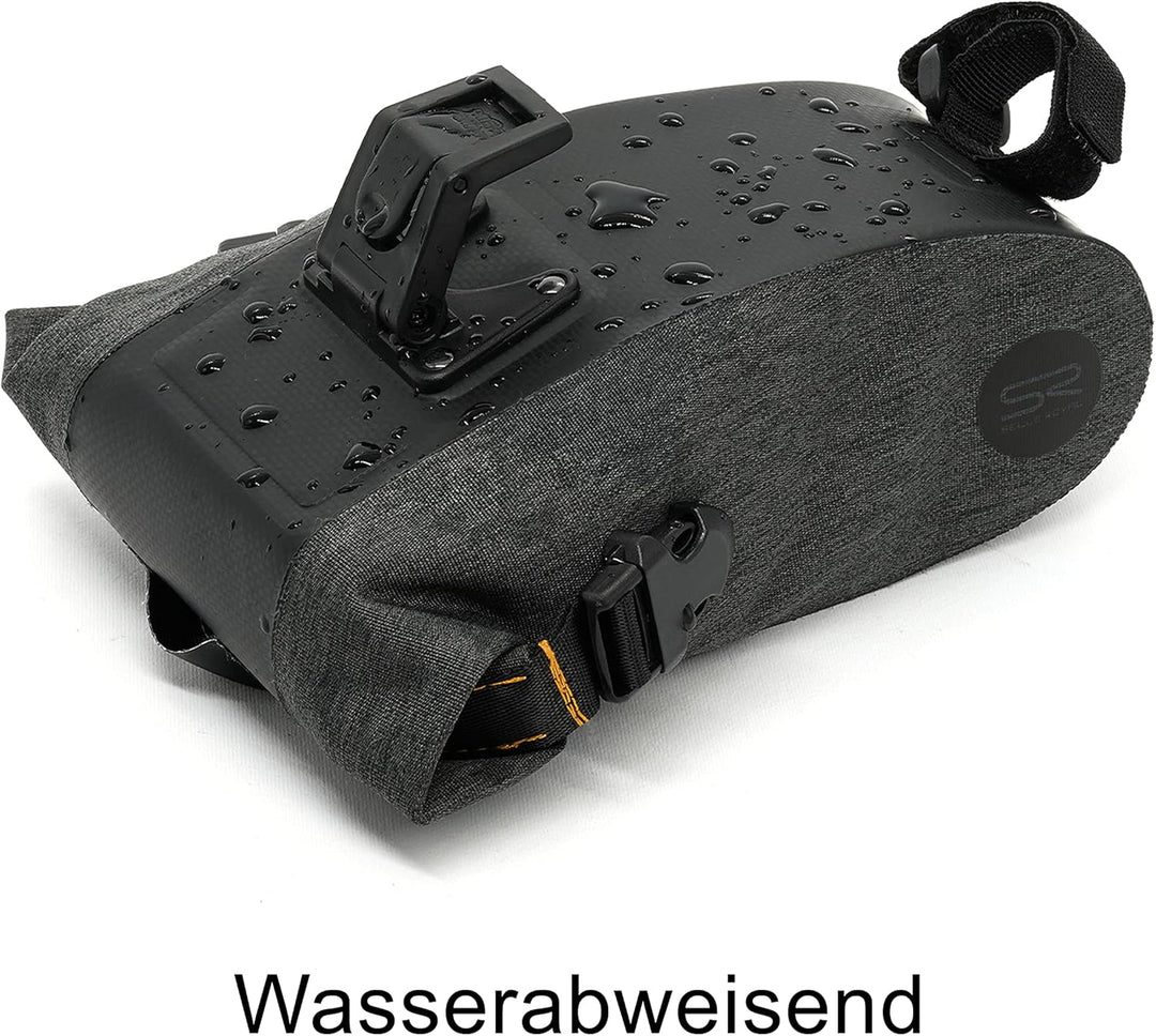 Angebot-Set / 1 x Selle Royal Saddle Bag Large (2l) Satteltasche Fahrradtasche Klippsystem inkl. 1 S