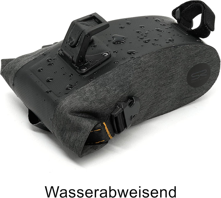 Angebot-Set / 1 x Selle Royal Saddle Bag Large (2l) Satteltasche Fahrradtasche Klippsystem inkl. 1 S