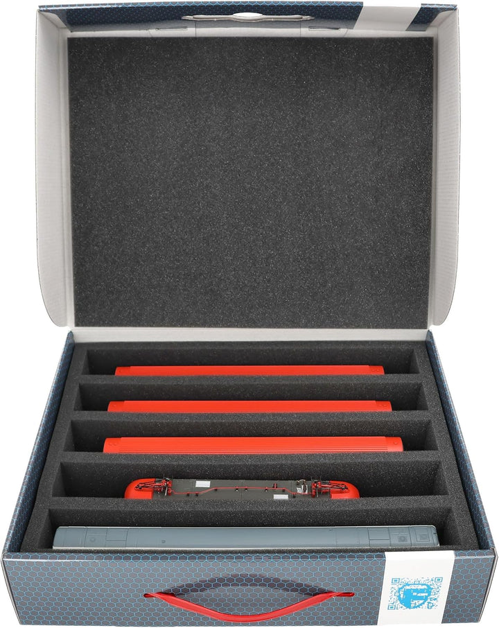 Feldherr 3 Stück Sparpack Lagerbox Spur H0-5 Stege stehend kompatibel mit Modelleisenbahnen, Loks un
