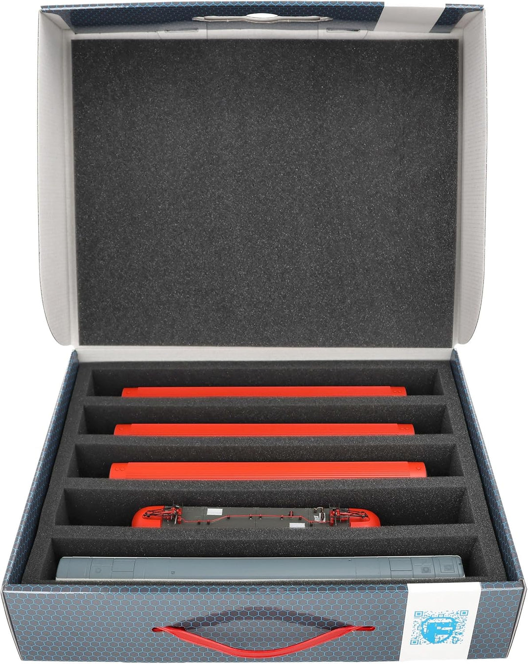 Feldherr 2 Stück Sparpack Lagerbox Spur H0-5 Stege stehend kompatibel mit Modelleisenbahnen, Loks un