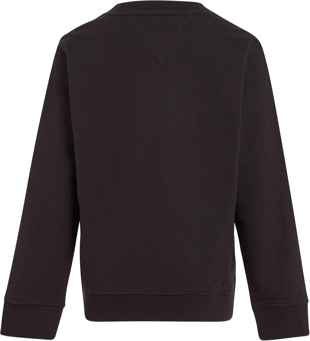 Tommy Hilfiger Kinder Unisex Sweatshirt Essential Sweatshirt ohne Kapuze 6 Jahre Schwarz, 6 Jahre Sc