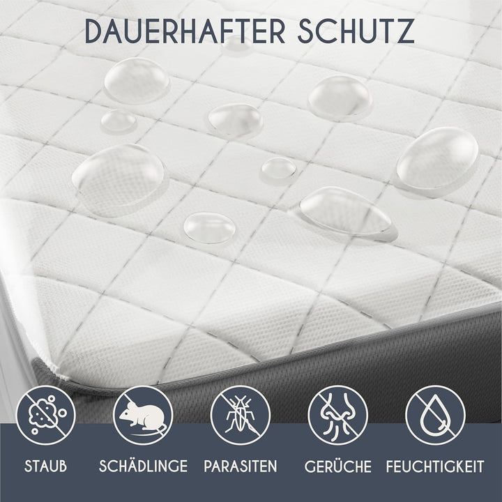 Dreamzie - Matratzenhülle 90x200cm x30cm aus Kunststoff - Aufbewahrungstasche für Matratzen -Schutz