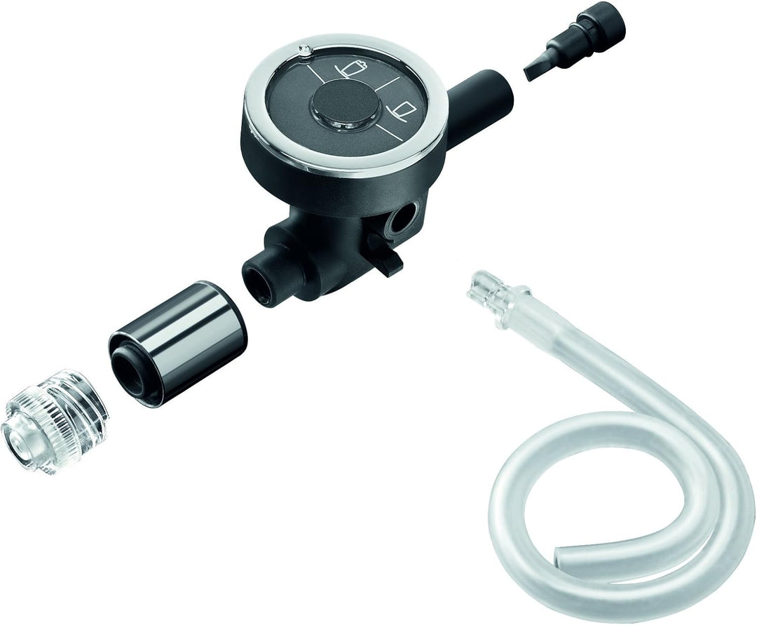 Jura 72168 Profi-Feinschaumdüse inklusive Milchsystem-Reiniger Schwarz, Silber Single, Single