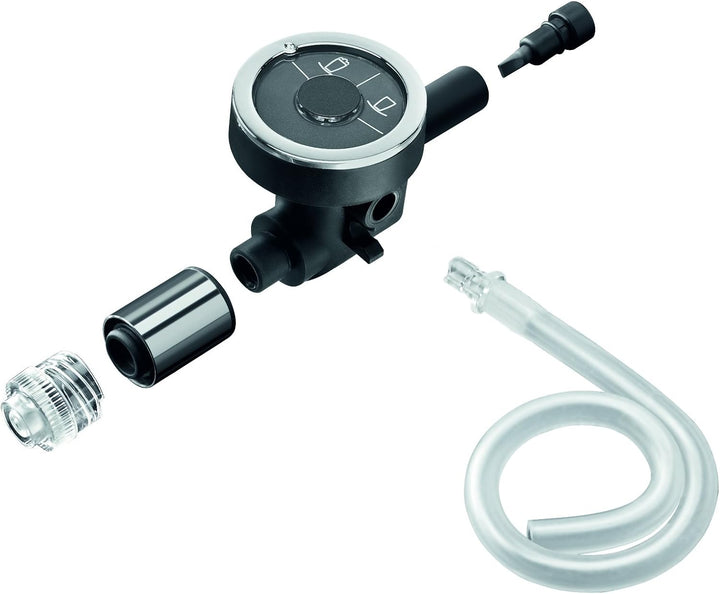 Jura 72168 Profi-Feinschaumdüse inklusive Milchsystem-Reiniger Schwarz, Silber Single, Single