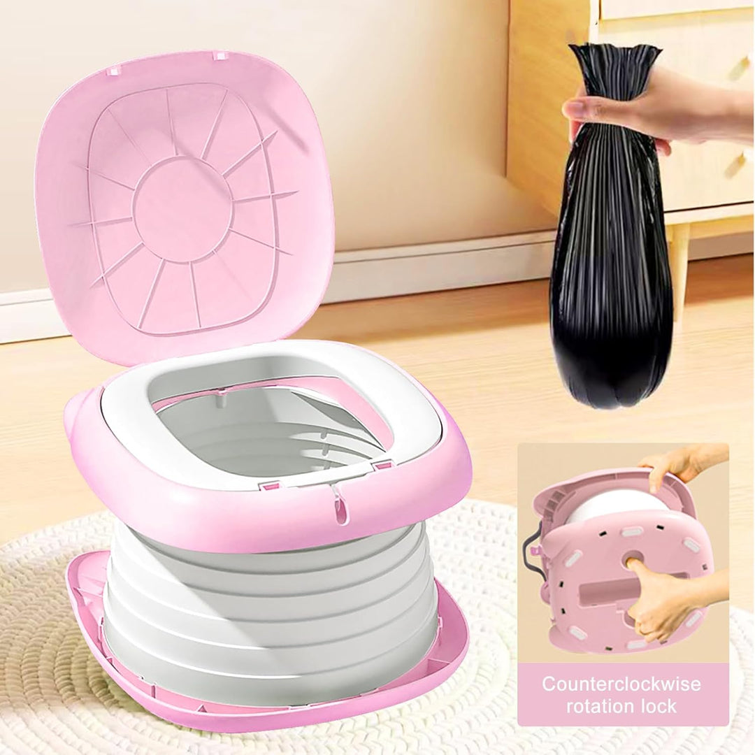 Toilettensitz, Toilettensitz Für Junge und Mädchen, Tragbares Klapptöpfchen, Klapptoilette Falttoile