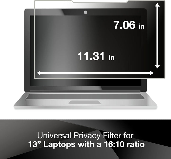 3M Office PFMA13 Blickschutzfilter Standard für Apple MacBook Air 33 cm (13 Zoll), Clear, Apple MacB