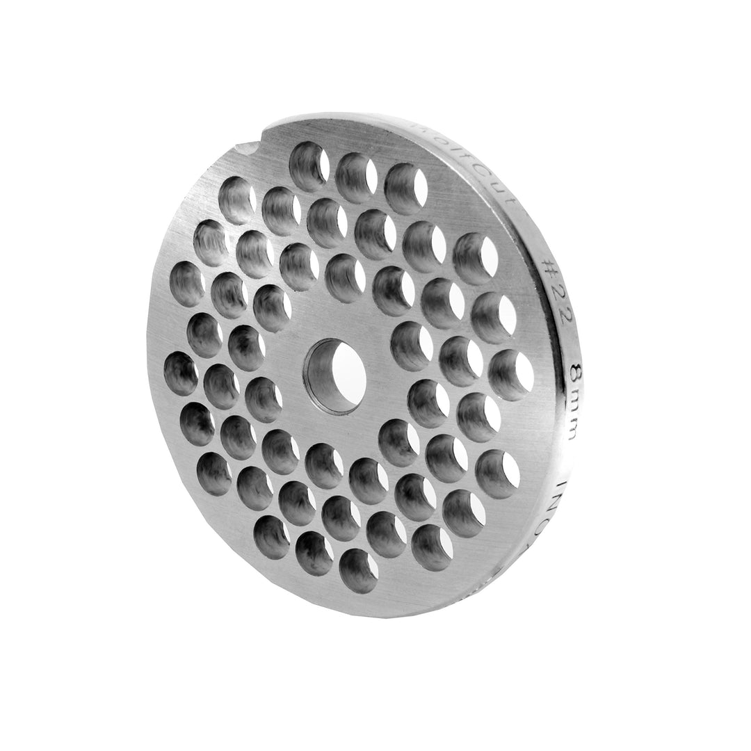 WolfCut INOX Lochscheiben kompatibel mit Fleischwolf Maxima MMM 22 (8,0 mm), 8,0 mm