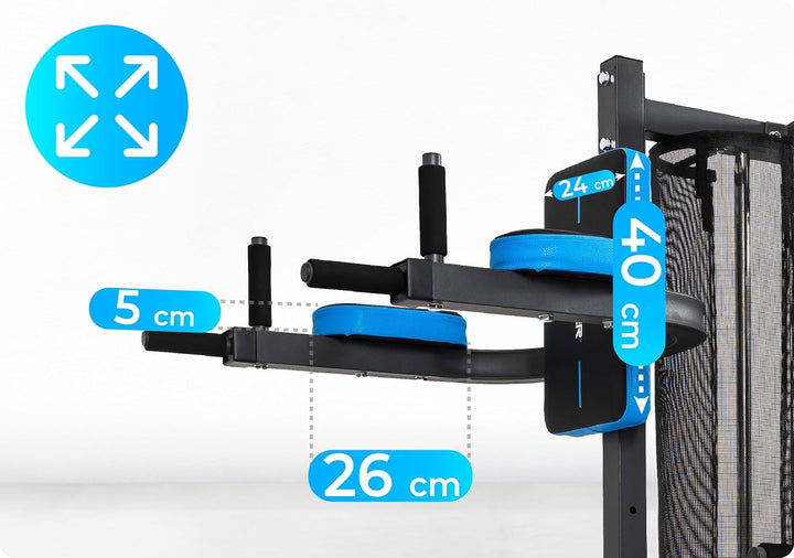 THUNDER Multifunktionale Kraftstation Home Gym Fitnessstation mit Kabelzug & Muskelaufbau Training P