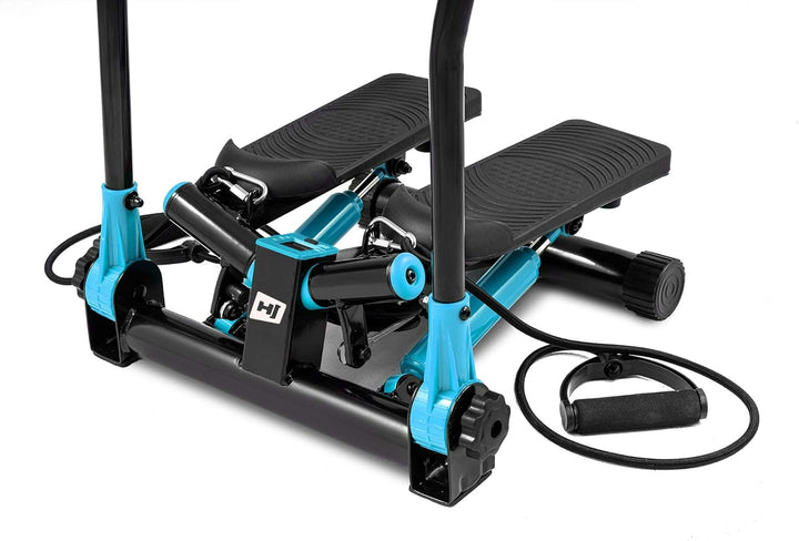 Hop-Sport Swing Stepper HS-45S Slim Up-Down-Side-Stepper für Zuhause - Ganzkörpertraining - inkl. Tr