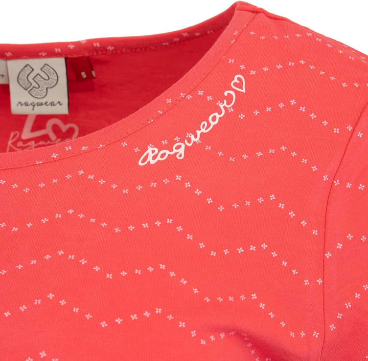 Ragwear Mint Zig Zag Top Damen XS Rot, XS Rot