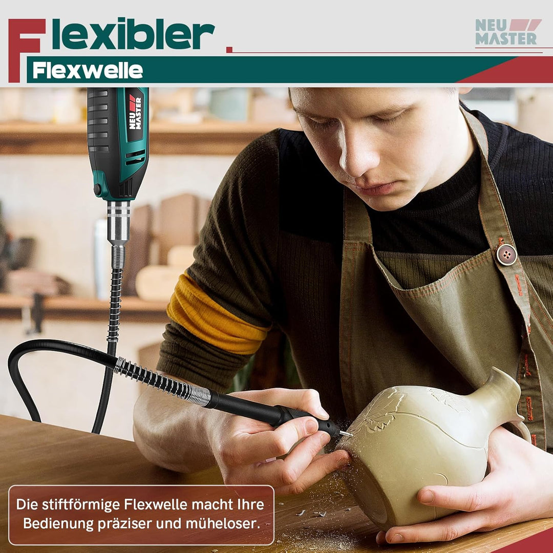 Multifunktionswerkzeug - NEU MASTER 180W Rotationswerkzeug mit 160 Zubehör und 6 Drehzahl 10000–3500