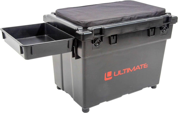 Ultimate Coast Seatbox (mit Kissen, Side Tray & Tragegurt) | Sitzkiepe