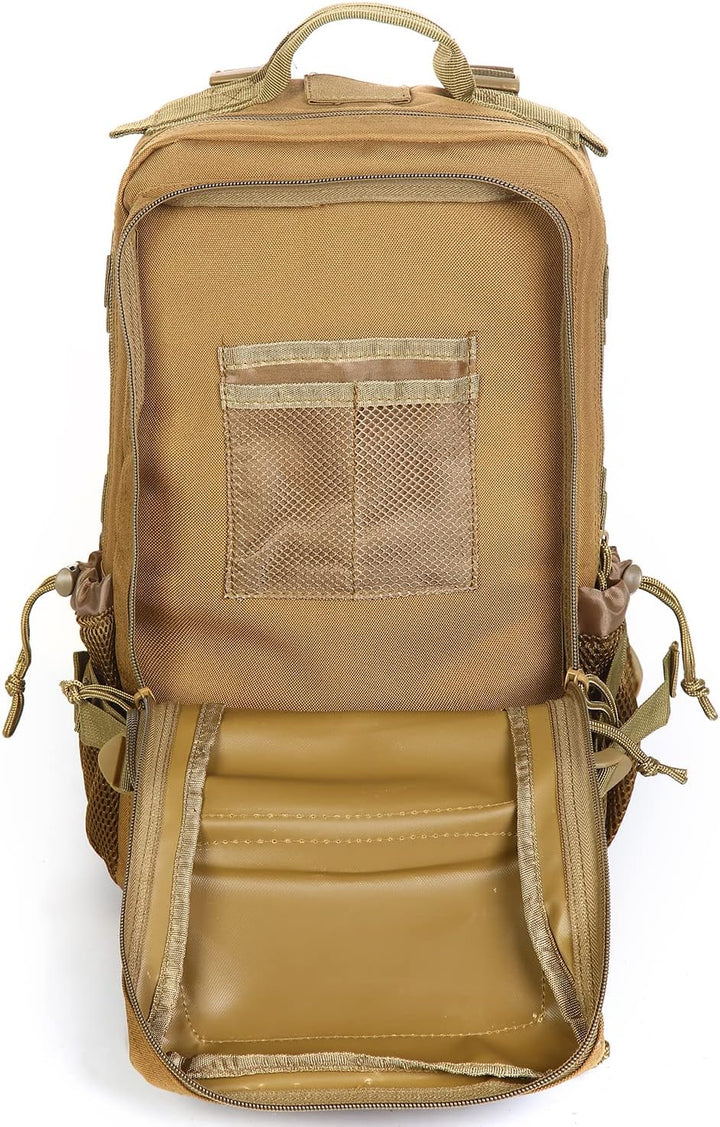 Rucksack für Freizeit Outdooraktivitäten Schule Arbeit Multifunktionsrucksack Camel 25/30l 25/30L, C