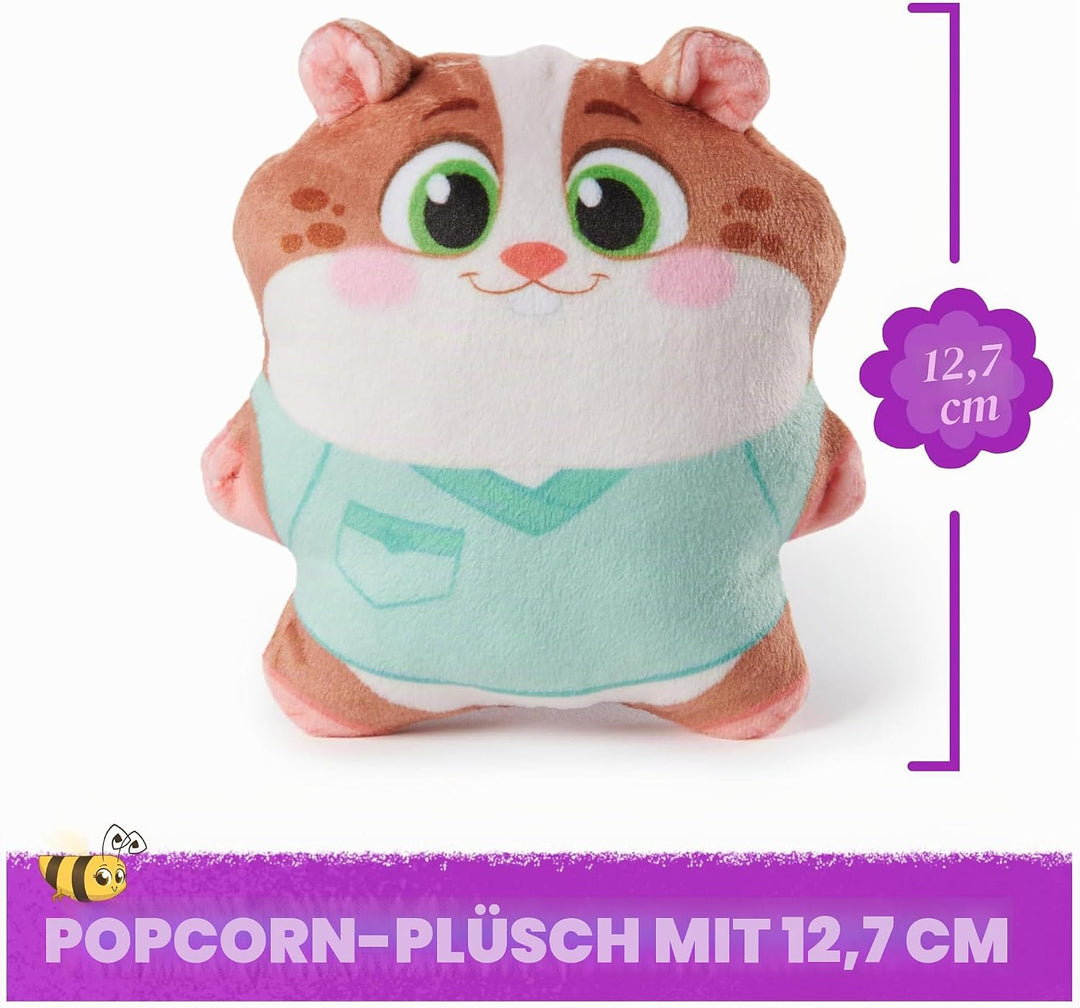 Vida The Vet, Tierarzttasche mit 5 Tierarzt Kit Zubehör, 1 Popcorn Plüschtier und Aufkleber, für Kos