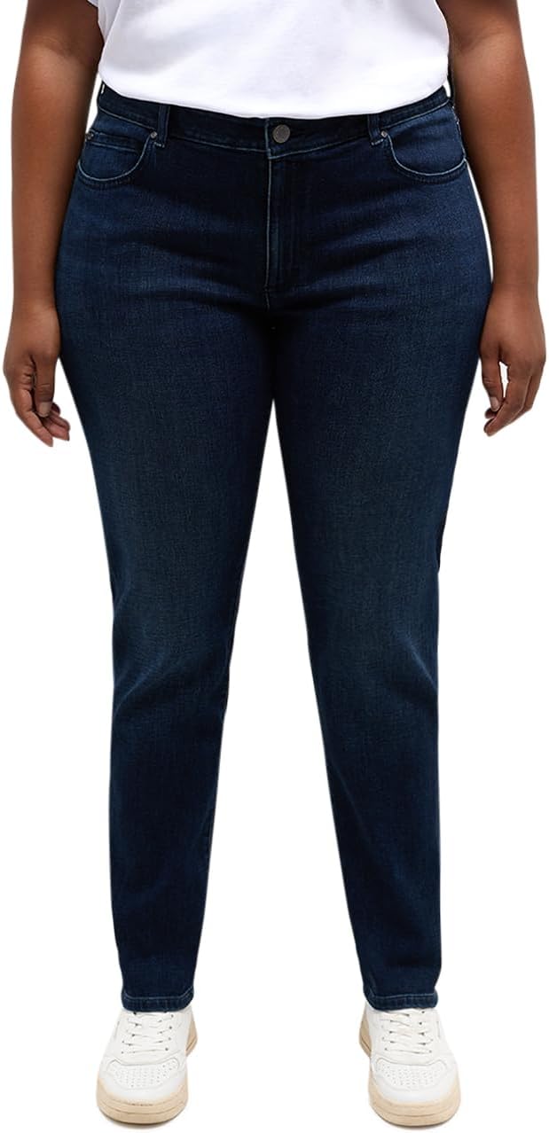 MUSTANG Damen Jeans Hose Crosby Relaxed Slim 26W / 30L Blau, 26W / 30L Blau