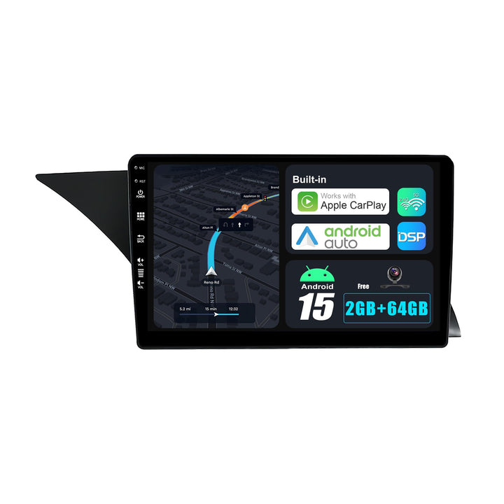 Android 15 IPS Autoradio Passt für Toyota Yaris GRMN (2011-2018) - Eingebautes CarPlay Android Auto