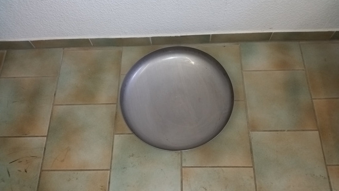 Czaja Edelstahl Klöpperboden Ø 55 cm aus rostfreiem Edelstahl, Feuerstelle, Feuerschale, Grill für G