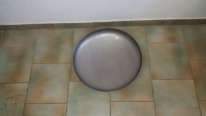 Czaja Edelstahl Klöpperboden Ø 55 cm aus rostfreiem Edelstahl, Feuerstelle, Feuerschale, Grill für G