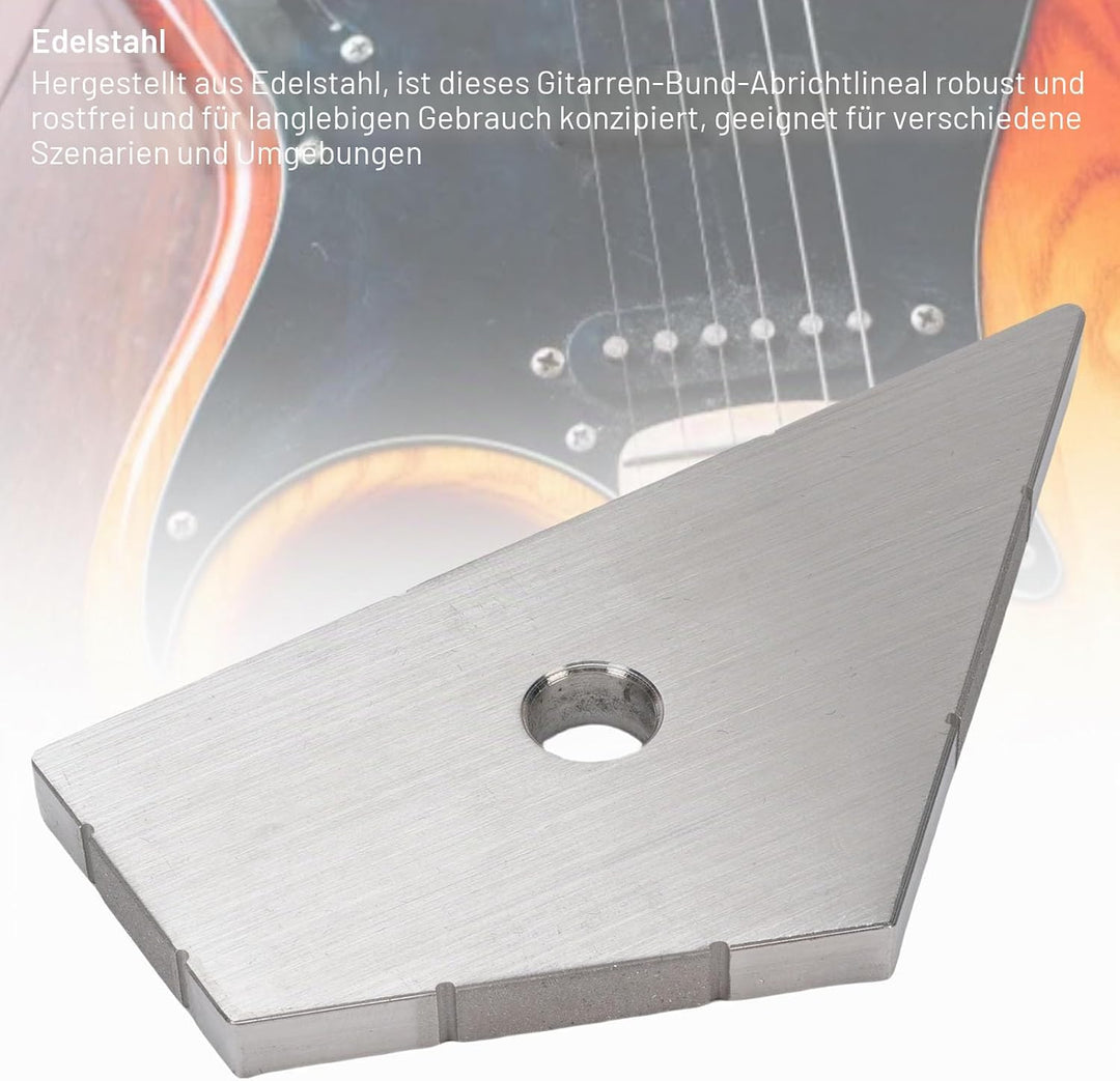 Fabater Fret Kisser für Gitarren -Setup &amp; Reparatur, 4 in 1 Gitarren Bund Spot Leveling und Bund Dre