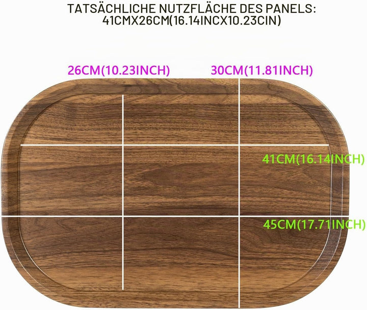 XUDREZ Beistelltisch in C-Form, 360° drehbar, schiebbarer C-förmiger Beistelltisch, kleiner moderner