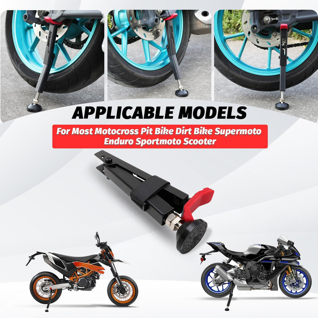 JFG RACING Motorrad Ständer Hinten,Motorrad Hinterradhubständer Ständer Tragbar Verstellbarer Radstä