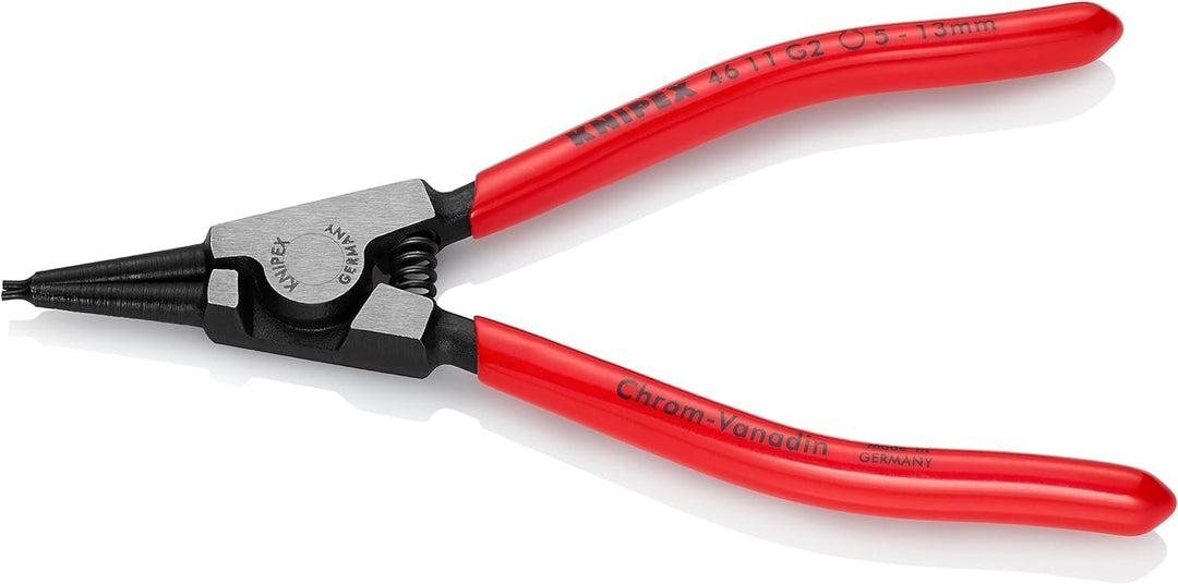 Knipex Sicherungsringzange für Greifringe auf Wellen schwarz atramentiert, mit Kunststoff überzogen