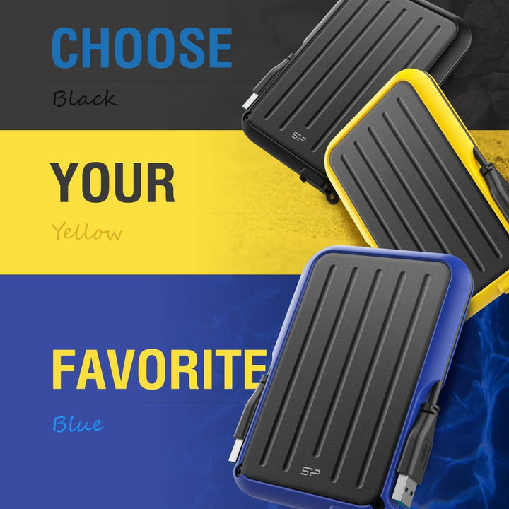 Silicon Power 4TB Game Drive Externe Festplatte A66, kompatibel mit PS5, PS4, Xbox One, PC und Mac,