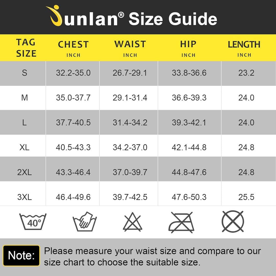 Junlan Schwitzanzug Damen Saunaanzug Waist Trainer Thermoanzug Body Shaper Sportanzug Damen Schwitza