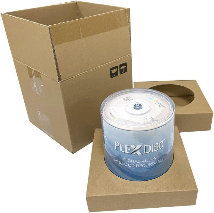 100 PK PlexDisc 52x 700 MB Digital Audio Music CD-R Disc for Reliable Audio Recording and Playback