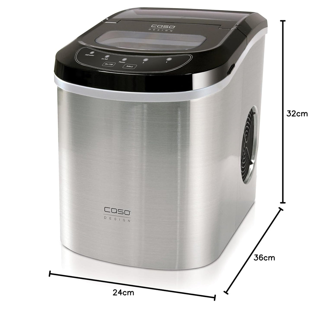 CASO IceMaster Pro - Design Eiswürfelbereiter, produziert ca. 500 g Eiswürfel/ h, Eiswürfelbereitung