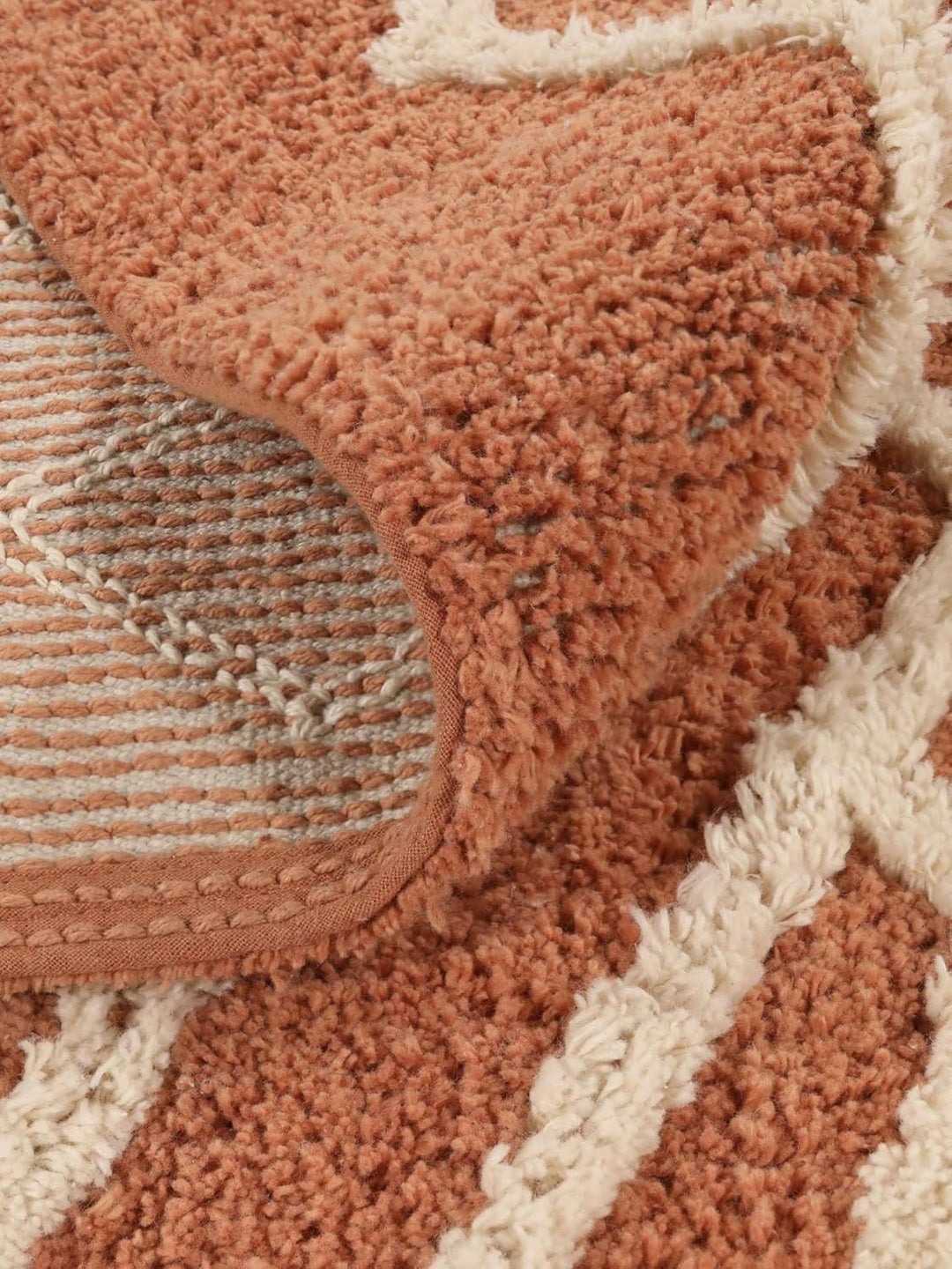 RugVista Badematte Riviera, ∅ 90 cm, Rund, Mittelflor, Moderner Badteppich, Maschinenwaschbar bis 30