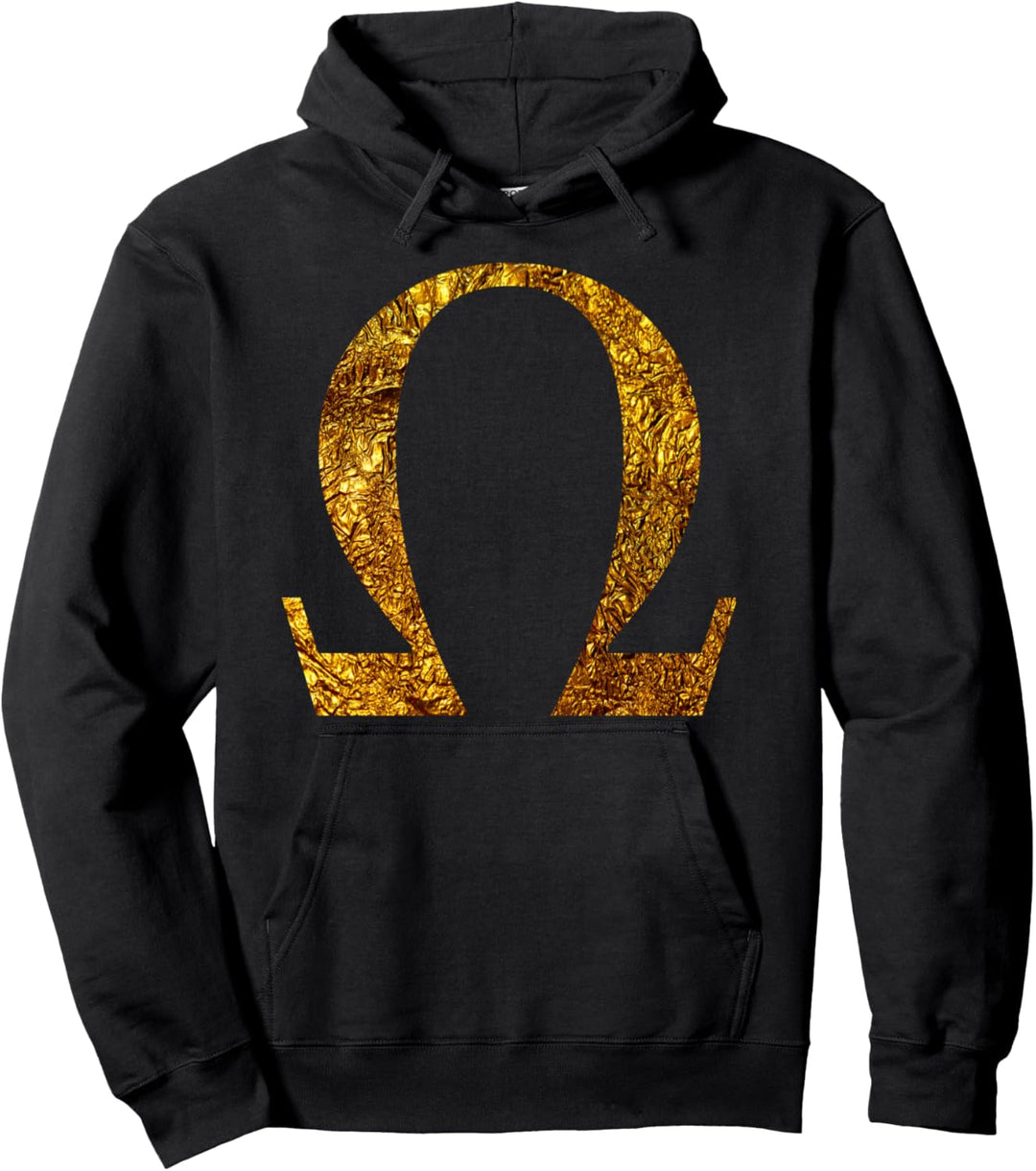 Alpha Omega Buchstabe griechisches Alphabet Pullover Hoodie