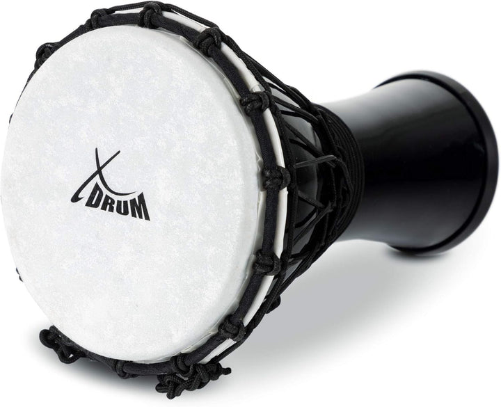 XDrum Primero Junior 31cm Djembe aus PVC - Korpus aus Kunststoff mit traditionellem Stimmsystem - Ko