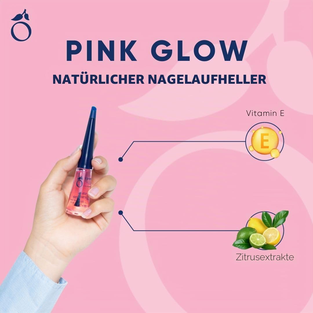 Herome Combi-Pack Natural Nagelaufheller (Nail Whitener) Pink Glow & Nagelaufheller (Nail Whitener)