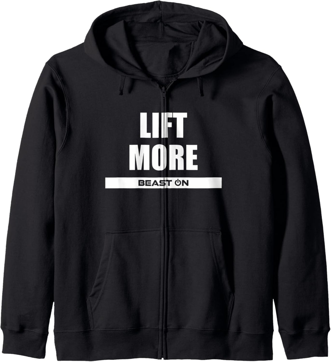 Lift More Bodybuilding Gains Fitness Gym Motivation Sprüche Kapuzenjacke