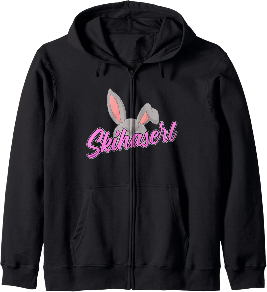 Ski Skihaserl Apres Ski Design Skifahrer Kapuzenjacke