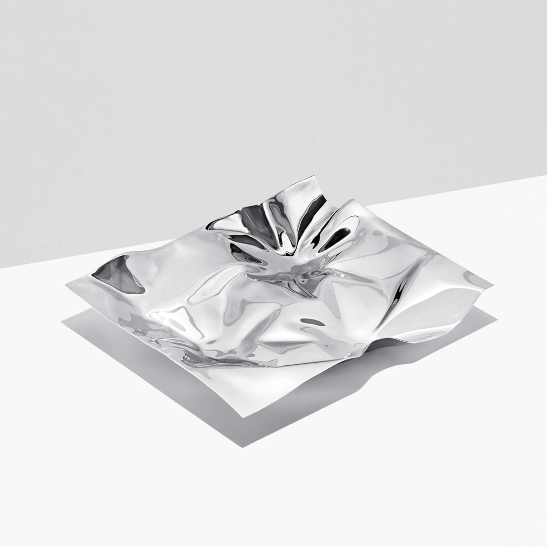 Georg Jensen GJ 083479 Panton Dish mittel, Edelstahl, Stainless Steel, 39 x 31,5 x 7,3 cm 39 x 31.5